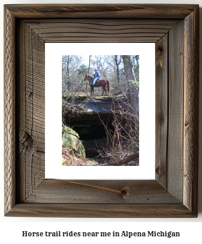 horse trail rides near me in Alpena, Michigan